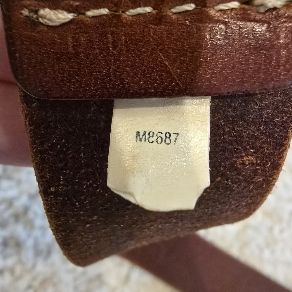 Vintage Polo Ralph Lauren Made In Italy Brown Leather Belt - Picture 7 of 8